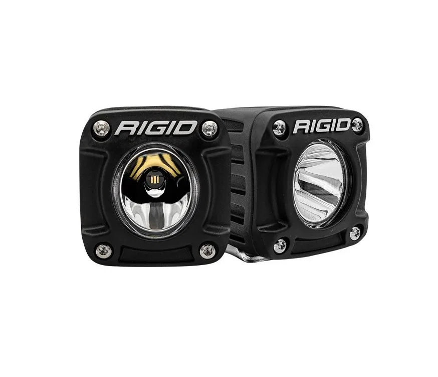 491613 – RIGID IND Driving/ Fog Light, LED Bulb 2.3 Inch Square 22 Watt Bulbs Amp Draw 1.4 AMP At 12 Volt Spot Beam 2...